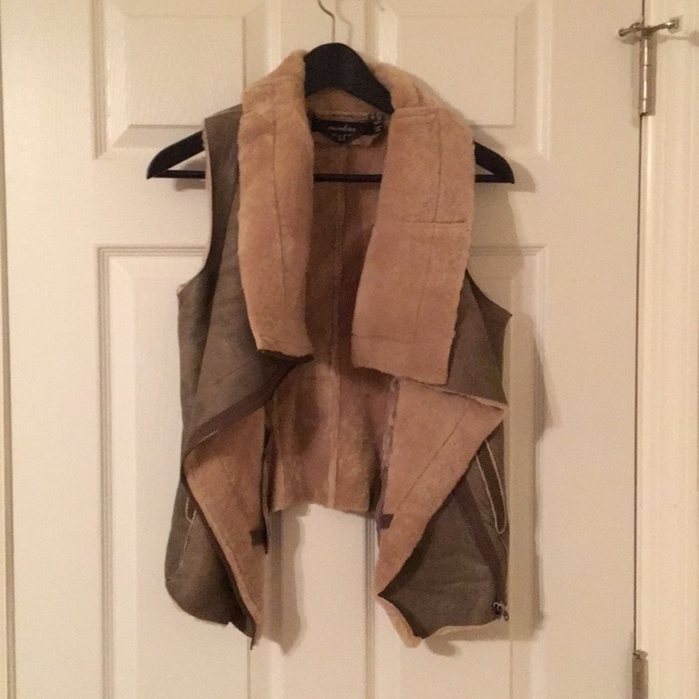 Muubaa Shearling Vest sz4